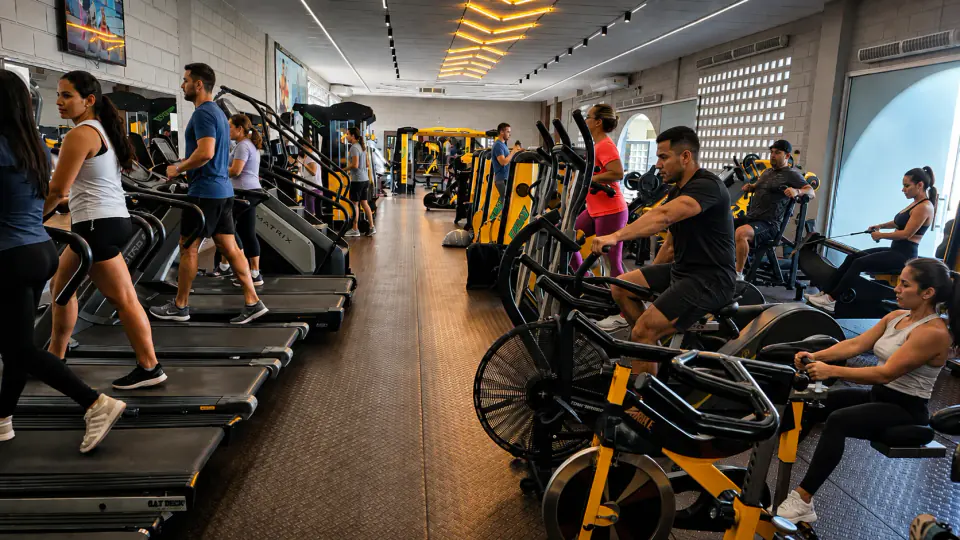 Área real de cardio da Lapa Center