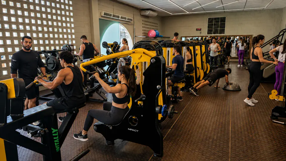 Área real de musculação da Lapa Center